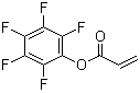 structure of CAS# 71195-85-2, Pentafluorophenyl acrylate