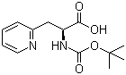 structure of CAS# 71239-85-5, Boc-3-(2-吡啶基)-L-丙氨酸