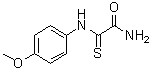structure of CAS# 71369-81-8, 2-[(4-甲氧基苯基)氨基]-2-硫代乙酰胺