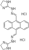 structure of CAS# 71439-68-4, Bisantrene dihydrochloride