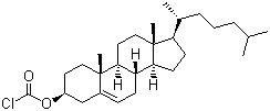structure of CAS# 7144-08-3, Cholesteryl chloroformate