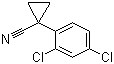 structure of CAS# 71463-55-3, 1-(2,4-二氯苯基)-1-环丙甲腈