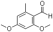 structure of CAS# 7149-90-8, 2,4-二甲氧基-6-甲基苯甲醛