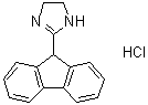CAS # 7150-11-0, 2-(9H-Fluoren-9-yl)-4,5-dihydro-1H-imidazole monohydrochloride, NSC 74082