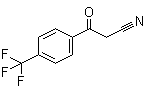structure of CAS# 71682-94-5, (4-Trifluoromethylbenzoyl)acetonitrile