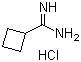 structure of CAS# 71690-89-6, Cyclobutanecarboximidamide hydrochloride