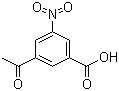 structure of CAS# 717-75-9, 3-Acetyl-5-nitrobenzoic acid
