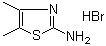 structure of CAS# 7170-76-5, 2-氨-4,5-二甲基噻唑氢溴酸盐
