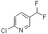structure of CAS# 71701-99-0, 6-Chloro-3-(difluoromethyl)pyridine