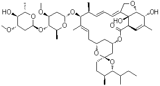 structure of CAS# 71827-03-7, 伊维菌素 B1a