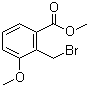 structure of CAS# 71887-28-0, Methyl 2-bromomethyl-3-methoxybenzoate