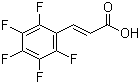 structure of CAS# 719-60-8, 2,3,4,5,6-Pentafluorocinnamic acid