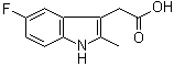 CAS # 71987-67-2, (5-Fluoro-2-methyl-1H-indol-3-yl)acetic acid