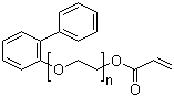 CAS 登录号：72009-86-0, 聚乙二醇邻苯基苯醚丙烯酸酯, 邻苯基苯酚聚氧乙烯醚丙烯酸酯