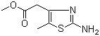 CAS # 72054-60-5, Methyl (2-amino-5-methyl-1,3-thiazol-4-yl)acetate