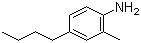 2-甲基-4-正丁基苯胺分子结构 (CAS 72072-16-3)