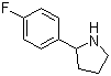 structure of CAS# 72216-06-9, 2-(4-氟苯基)-吡咯烷