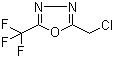 structure of CAS# 723286-98-4, 5-(Chloromethyl)-2-(trifluoromethyl)-1,3,4-oxadiazole