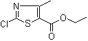 structure of CAS# 7238-62-2, 2-Chloro-4-methylthiazole-5-carboxylic acid ethyl ester