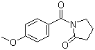 structure of CAS# 72432-10-1, Aniracetam