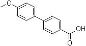structure of CAS# 725-14-4, 4'-甲氧基-联苯-4-甲酸