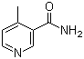 structure of CAS# 7250-52-4, 4-Methylnicotinamide