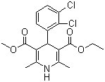 structure of CAS# 72509-76-3, 非洛地平