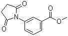 CAS 登录号：72601-52-6, 3-(2,5-二氧代吡咯烷-1-基)苯甲酸甲酯