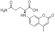 structure of CAS# 72669-53-5, N-(4-甲基-2-氧代-2H-1-苯并吡喃-7-基)-L-谷氨酰胺