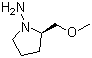 structure of CAS# 72748-99-3, (R)-(+)-1-氨基-2-(甲氧基甲基)吡咯烷