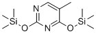 structure of CAS# 7288-28-0, 5-甲基-2,4-双[(三甲基硅烷基)氧基]-嘧啶