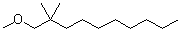 CAS # 7289-42-1, 1-Methoxy-2,2-dimethyldecane