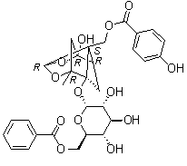 CAS 登录号：72896-40-3, 苯甲酰氧化芍药苷