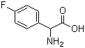 structure of CAS# 7292-73-1, 4-Fluorophenylglycine