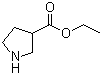 structure of CAS# 72925-15-6, 吡咯烷-3-羧酸乙酯