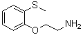structure of CAS# 72955-86-3, 2-[2-(甲硫基)苯氧基]乙胺