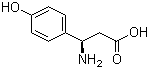 structure of CAS# 73025-68-0, (R)-3-氨基-3-(4-羟基苯基)丙酸