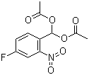 CAS # 731-86-2, 1-(4-Fluoro-2-nitrophenyl)methanediol 1,1-diacetate