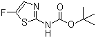 (5-Fluoro-2-thiazolyl)carbamic acid 1,1-dimethylethyl ester molecular structure (CAS 731018-54-5)
