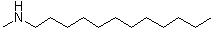 structure of CAS# 7311-30-0, N-Dodecylmethylamine