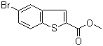 structure of CAS# 7312-11-0, 5-溴-1-苯并噻吩-2-甲酸甲酯
