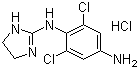 CAS # 73218-79-8, Apraclonidine hydrochloride, 2-(4-Amino-2,6-dichloroanilino)-2-imidazoline hydrochloride