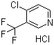 structure of CAS# 732306-24-0, 4-Chloro-3-trifluoromethylpyridine hydrochloride