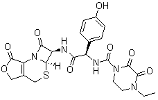 CAS # 73240-08-1, Cefoperazole Impurity A, [5aR-[5aalpha,6beta(R*)]]-4-Ethyl-N-[1-(4-hydroxyphenyl)-2-oxo-2-[(1,4,5a,6-tetrahydro-1,7-dioxo-3H,7H-azeto[2,1-b]furo[3,4-d][1,3]thiazin-6-yl)amino]ethyl]-2,3-dioxo-1-piperazinecarboxamide
