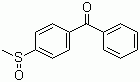 CAS # 73241-57-3, 4-Benzoylphenyl methyl sulfoxide, [4-(Methylsulfinyl)phenyl]phenylmethanone