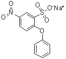 CAS # 7327-90-4, 5-Nitro-2-phenoxybenzenesulfonic acid sodium salt, 2-Sulfo-4-nitrophenyl phenyl ether sodium salt