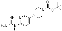 CAS 登录号：733038-94-3, 4-[6-(胍基)吡啶-3-基]哌嗪-1-羧酸叔丁酯