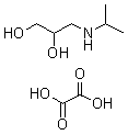 CAS # 73313-34-5, 3-[(1-methylethyl)amino]-1,2-Propanediol ethanedioate (1:1) (salt)