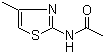 structure of CAS# 7336-51-8, 2-乙酰氨基-4-甲基噻唑