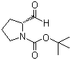 structure of CAS# 73365-02-3, N-叔丁氧羰基-D-脯氨醛
